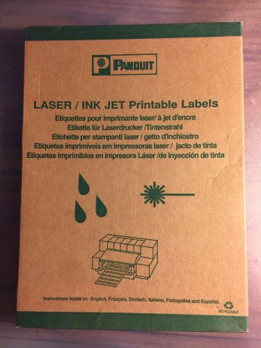 Panduit s075x150yaj vinyl self-laminating label for sale