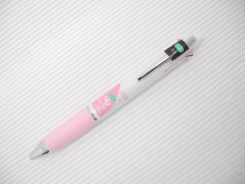 Sweet pink uni-ball msxe5 multi-function 4+1 0.5mm ball point pen 0.5mm pencil for sale