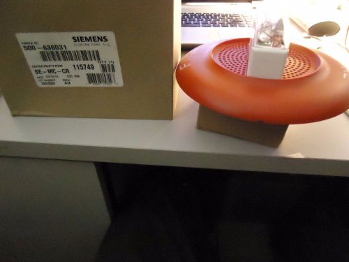 Siemens 500 636031 red fire evac strobe / speaker for sale