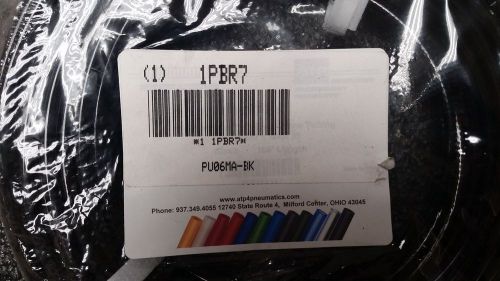 Atp pu06mabk tubing poly 6mm od 180 psi 100ft black advanced technology products for sale