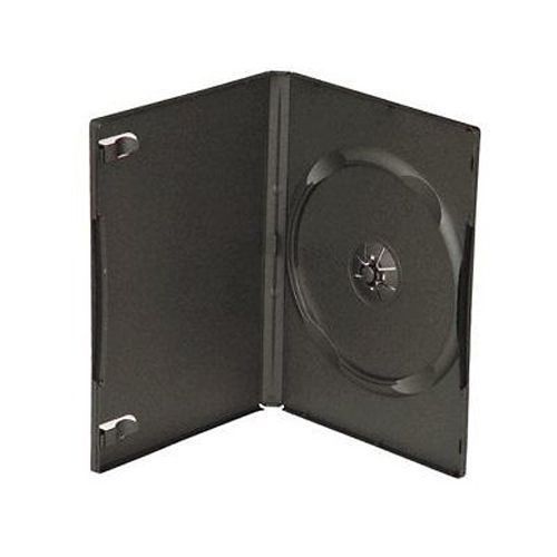 100 new black premium standard dvd case - 14mm - single disc for sale