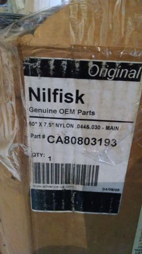 *new* nilfisk 50&#034; x 7.5&#034;  nylon cylinder brush ca80803193 ks14 for sale