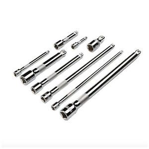 Tekton Socket Combination Wobble Extension Bar Set 9 Piece Hand Tool Accessory