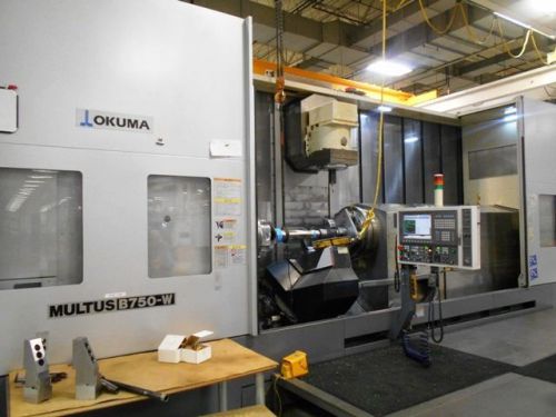 Used okuma multus b750-w multi axis mill turn center- new 2010 for sale