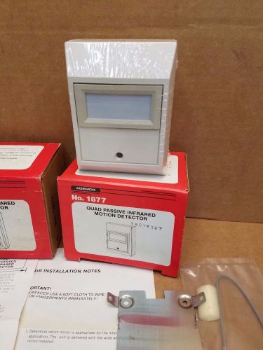 One Ademco (Honeywell) No. 1877 Quad Passive Infrared Motion Detector Sensor NOS