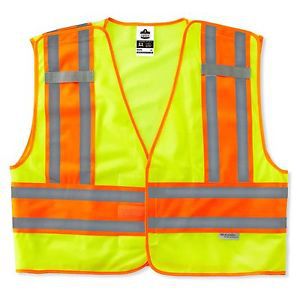 New in packaging ergodyne glowear high visibility public safety vest size l/xl for sale