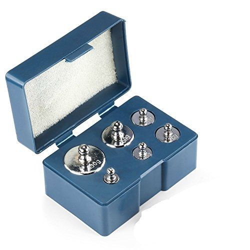 Obecome 6pcs 5g 10g 2x20g 50g 100g grams precision steel calibration weight kit for sale