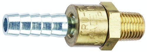 Tru-flate 21-603 1/4&#034; npt male fitting x 3/8&#034; id hose barb air line swivel for sale