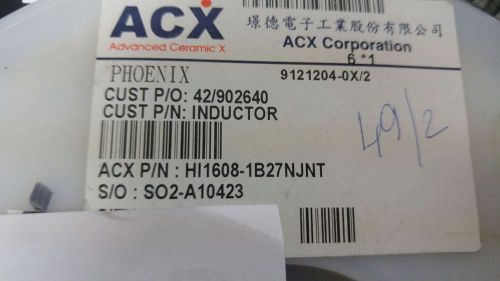 3716 X ACX HI1608-1B27NJNT INDUCTOR