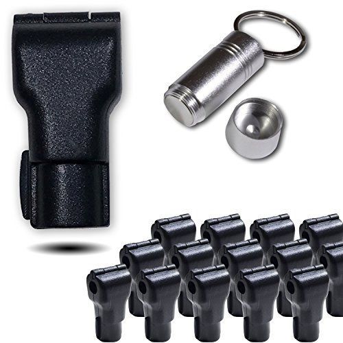 (50 pack) 6mm Black Plastic Retail Shop Security Display Hook Anti- Theft, Anti