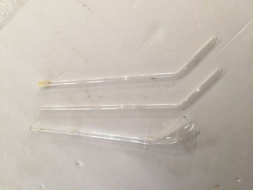 Lab glassware pipes ~ 3 pieces for sale