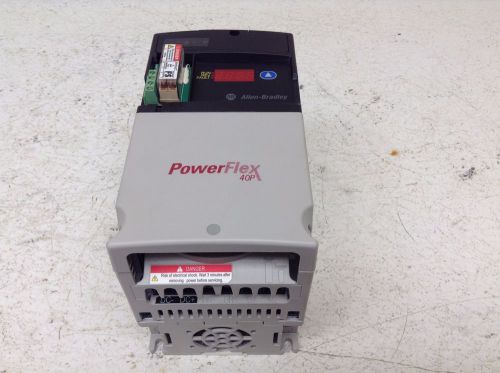 Allen bradley 22d-d1p4n104 powerflex 40p .5 hp .4 kw vfd drive 22dd1p4n104 (tsc) for sale