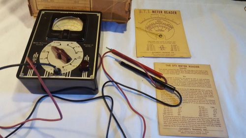 Vintage Devry Technical Institute Multi-Tester Bakelite