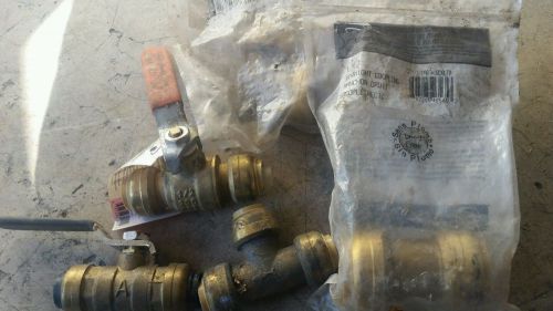 1/2inch brass sharkbite ball valve lot