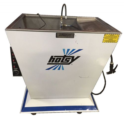 Hotsy 205 pitstop 115v manual aqueous parts washer w/ stainless steel cabinet for sale