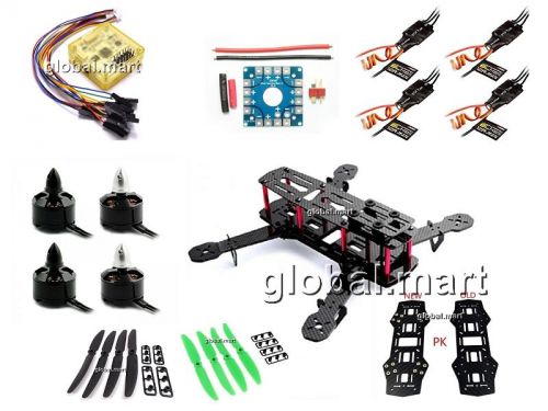 (new design) zmr250 carbon frame kit cc3d evo 1806 2280kv blheli 12a 5030 n2c2 for sale