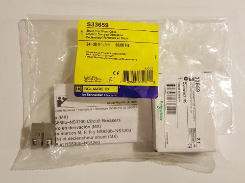 S33659 shunt trip square d schneider electric 24v ac/dc for sale