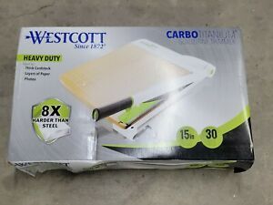 Westcott CarboTitanium Guillotine Trimmer Paper Cutter