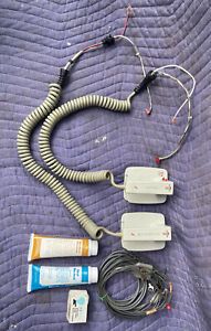 Hewlett Packard ECG Defib 4311OMC Defibrillation Paddles EKG Telemetry Leads Gel