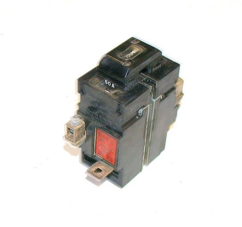 BULLDOG ELECTRIC 50  AMP 2-POLE CIRCUIT BREAKER 120/240 VAC  31250 (2 AVAILABLE)