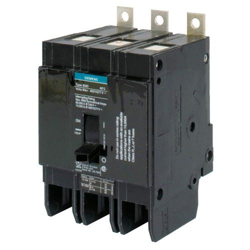 Siemens bqd320 20-amp three pole 480y/277v ac 14kaic bolt in breaker for sale