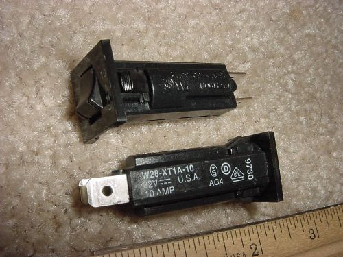 P &amp; b - p/n w28-xt1a -10 snap in 10-amp thermal breaker for sale