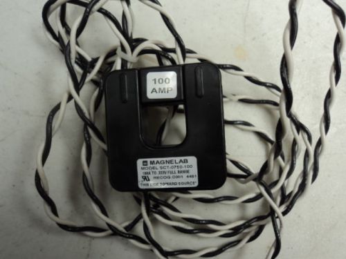 MAGNELAB 100AMP/.333v SPLIT CORE CURRENT TRANSFORMER 100A SCT-0750-100