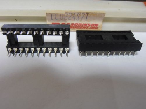 20 Pcs 22-Pin DIP IC Standart Socket Robinson Nugent