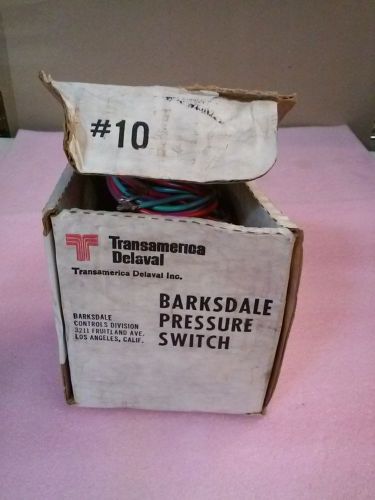 TRANSAMERICA DELAVAL D1H-H18 Adjustable Range Barksdale Pressure Switch