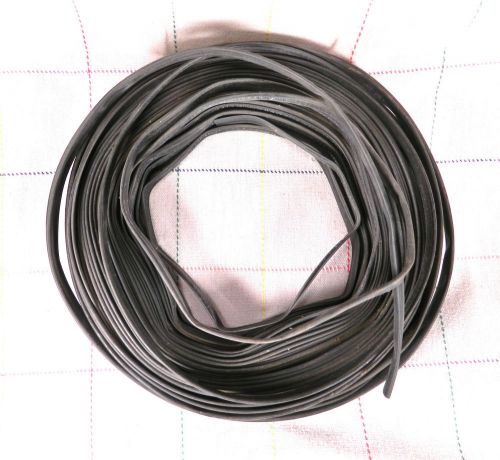 100ft 1/2&#034; BLACK HEAT SHRINK TUBING NOS