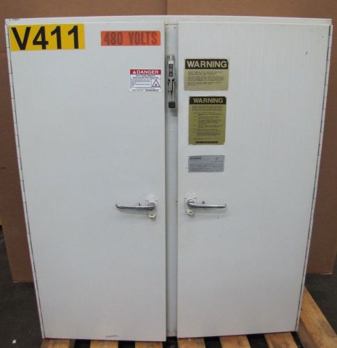 NO NAME 61&#034; X 52&#034; X 17&#034; 2 DOOR ELECTRICAL ENCLOSURE W/ BACKPANEL