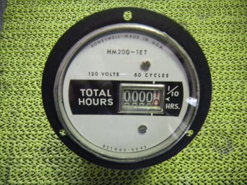 HONEYWELL HM-200-1ET 120VAC HOUR METER SET AT &#039;00000&#034; new