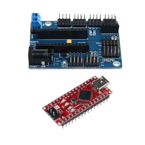 Arduino NANO IO Expansion Board shield with Iduino 5 V NANO V3 ATmega328