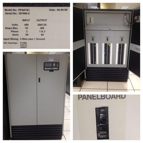 Liebert ppa075c 75 kva power distribution unit (pdu) for sale