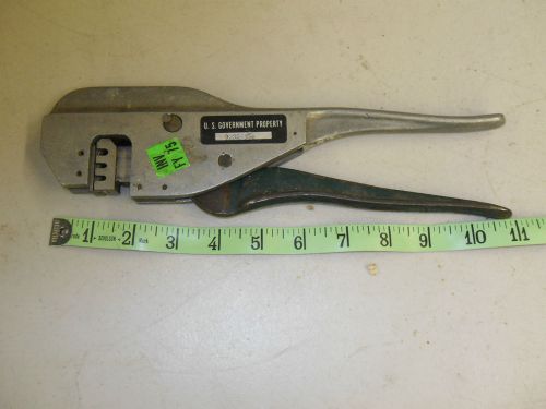 Burndy MR8EC-1 MS25312-1 Mil Spec Ratchet Hand Crimp Tool 130 90 MR8EC1