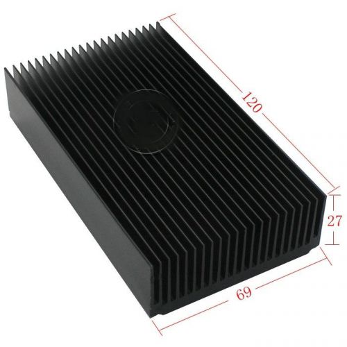 20 pieces,Aluminum heat sink module heat radiation of 69*27-120MM black oxide