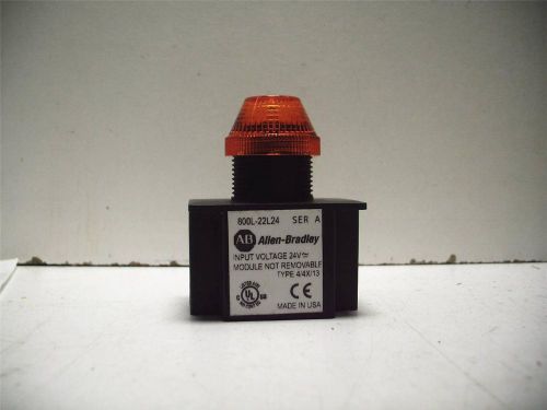 ALLEN-BRADLEY 800L-18L24 INDICATOR LIGHT AMBER