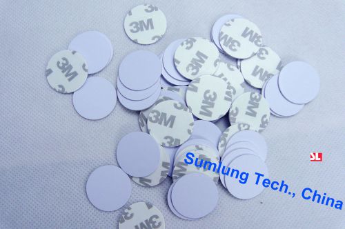 100x rewrite 125khz rfid tag - alarm &amp; access em4100 proximity t5577 pvc sticker for sale