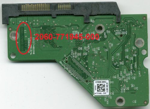 WD10EZRX-00L4HB0 WD10EZRX 2060-771945-000 REV P1 771945 1TB PCB board +FW