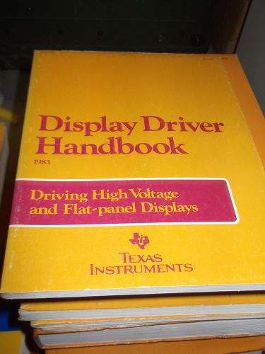 TI Databook DISPLAY DRIVER HANDBOOK 1983 FAMILY