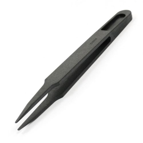 Black Plastic Anti-static Tweezer Electronic Repair Tool 93303