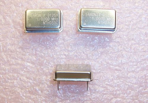 10 pcs 1 MHz OSCILLATORS FULL SIZE 5V TRI STATE HCMOS NTH030C-1.0000MHz SARONIX