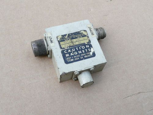 E&amp;M Laboratories RF Circulator / Isolator, S31T12 197, 2.3-2.7 GHz, Microwave