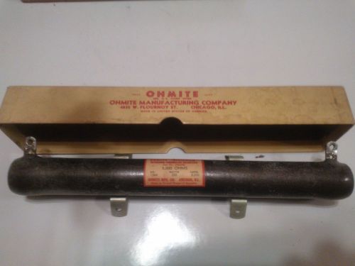 OHMITE &#034;DIVIDOHM&#034; 5,000 OHMS 200 Watts No 1364 Vitreous Enameled Resistor