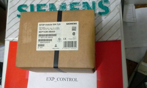 6EP1436-3BA00 Siemens SITOP Power supply , 24VDC/40A  6EP14363BA00, Brand new