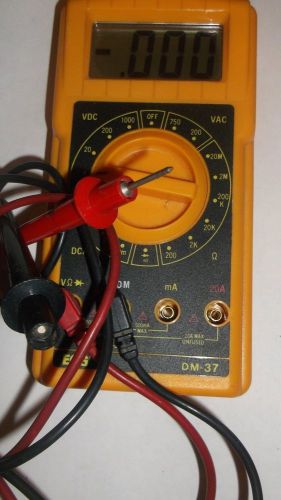 ECG DM-37 MULTIMETER, Used