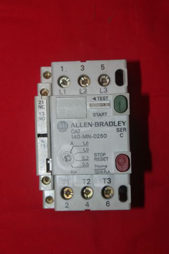 Allen Bradley 140-MN-0250 Starter 140-A11 Auxiliary Contact Base