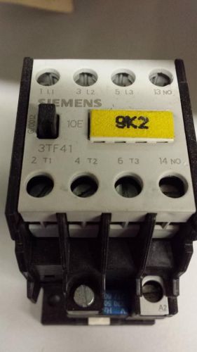 SIEMENS STARTER 3TF4110-0A 120V COIL 20A   5C