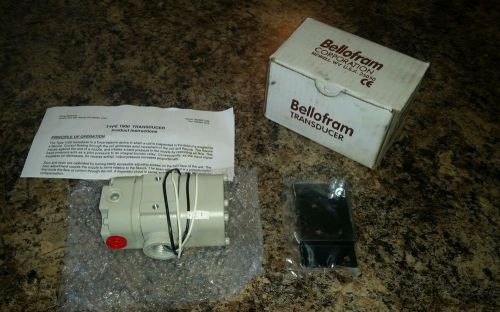 ********Brand New Bellofram 961-075-000 Type 1000 Transducer********