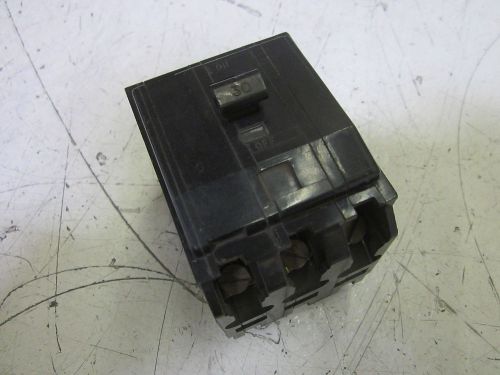 SQUARE D QOB330 30AMP CIRCUIT BREAKER *USED*